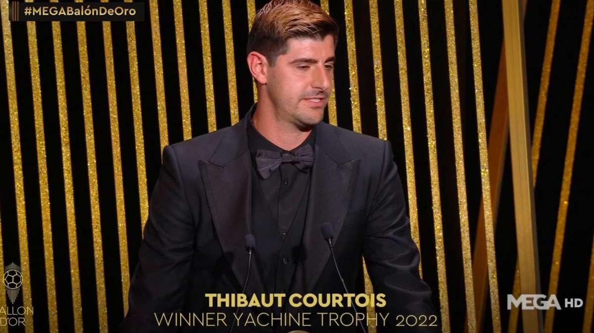 Courtois, tras recibir el Yashin: "Sin sacrificio, no hay recompensa"