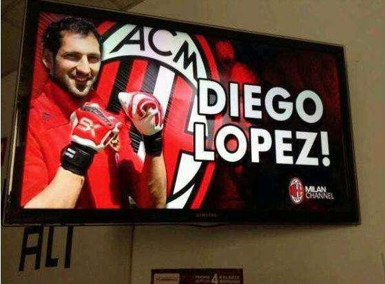 Milan Channel ya tiene todo preparado para la llegada de Diego López