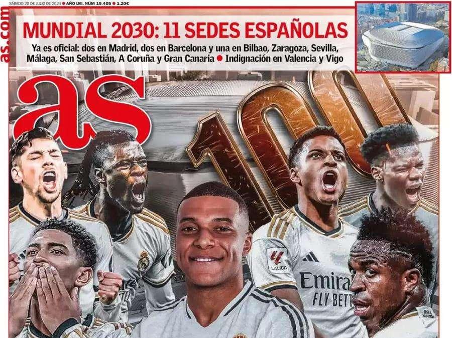 PORTADA | AS: "El club de los 100"
