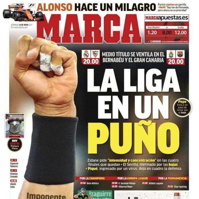 PORTADA - MARCA: "La Liga en un puño"