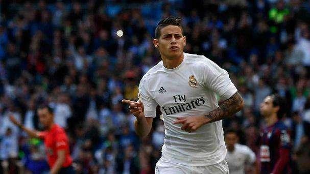 Los jugadores más cotizados del Madrid: James