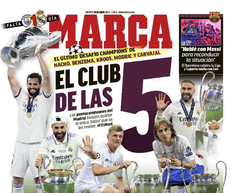 PORTADA | Marca: "El club de las 5"