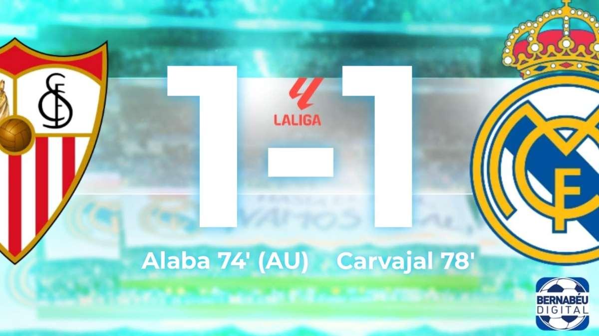 Sevilla 1-1 Real Madrid, final | ¡Sigue el pospartido! Toda la polémica, Vinicius...
