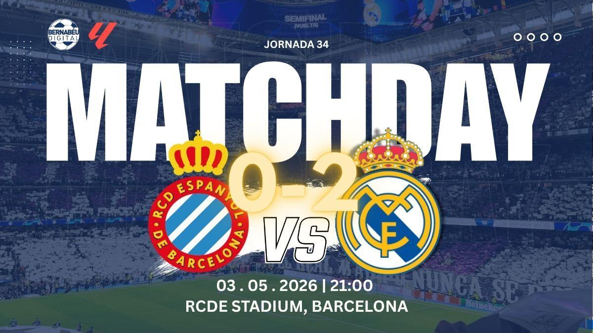 Espanyol 0-2 Real Madrid | Sigue aquí el pospartido