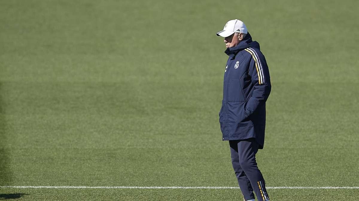 Ancelotti recupera a uno de sus futbolistas en el último entrenamiento