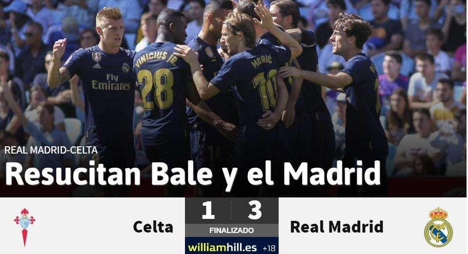 As destaca a Bale en la "resurrección" del Madrid 