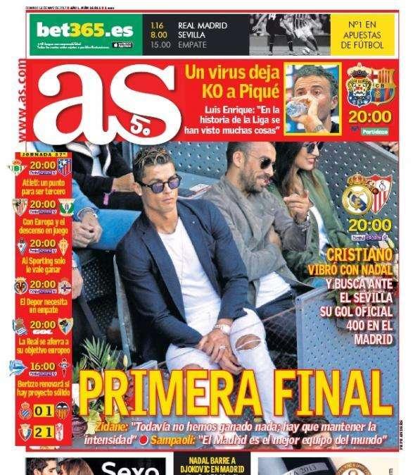 PORTADA - AS: "Primera final"