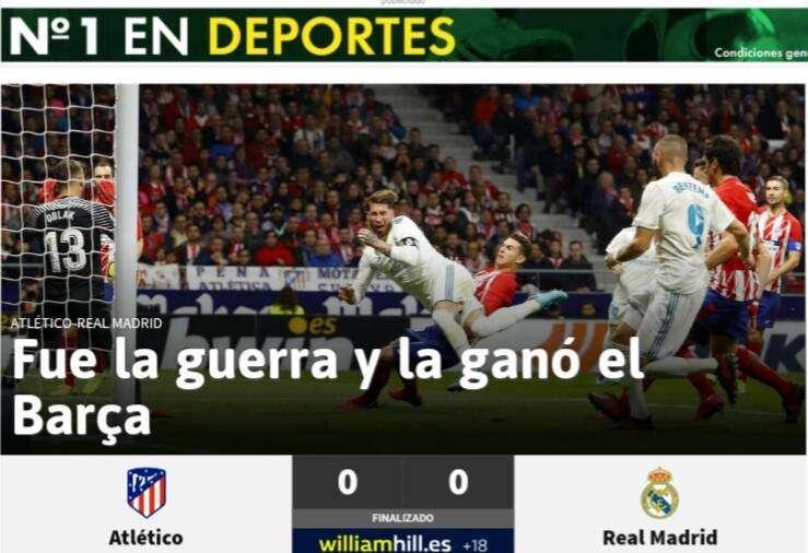 AS tiene un claro vencedor: "Fue la guerra y la ganó el Barça"