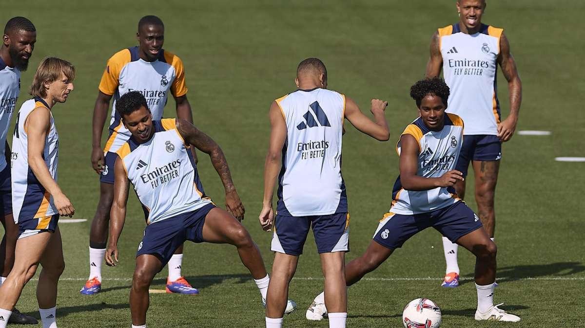 Informe del entrenamiento: el Real Madrid vuelve al trabajo con cuatro bajas
