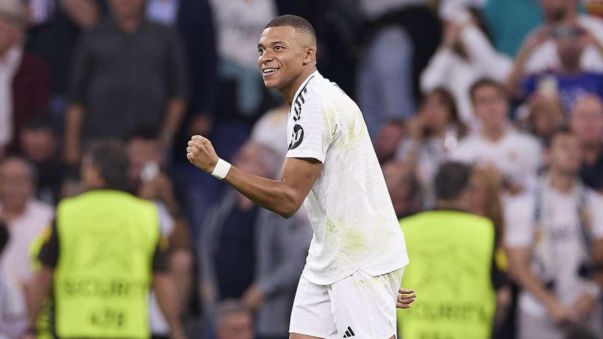 Mbappé da una nueva alegría a los madridistas: debut goleador en Champions
