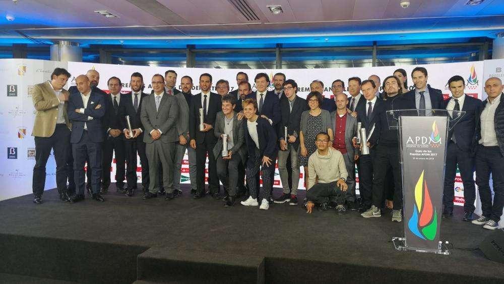 El Madrid sigue recogiendo premios: mejor equipo y entrenador para APDM