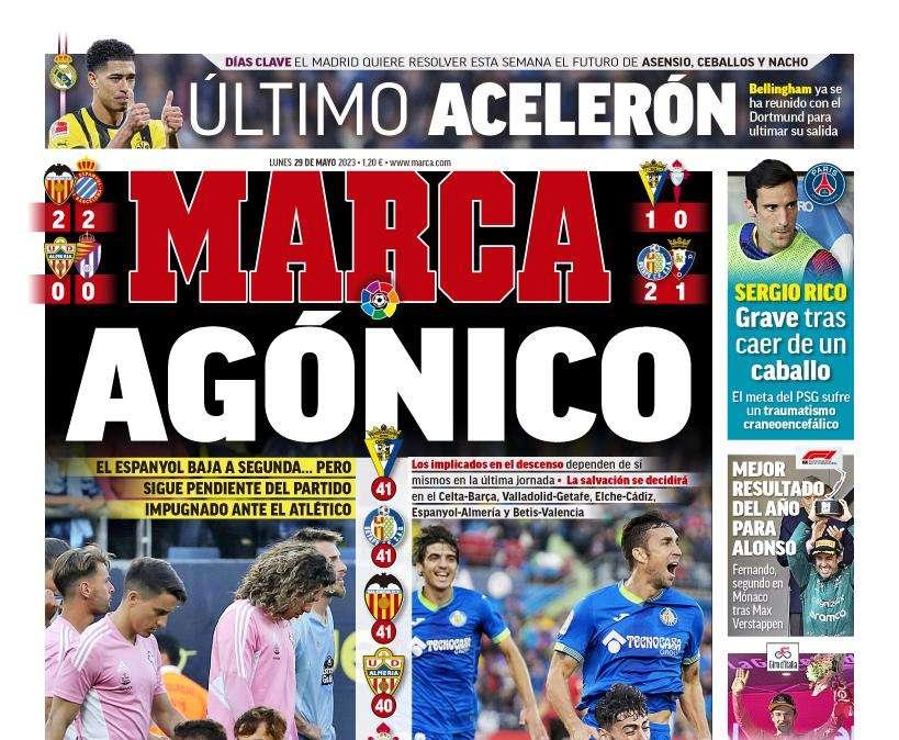 PORTADA | Marca: "Último acelerón por Bellingham"