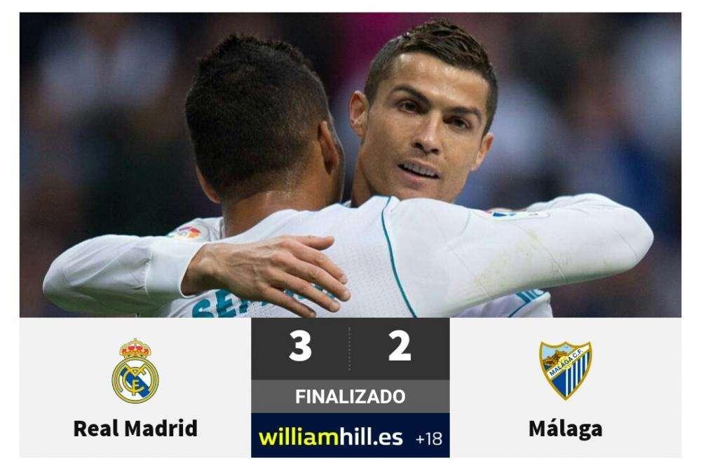 AS resalta la victoria sufrida de los blancos: "El Real Madrid no se cree la Liga"
