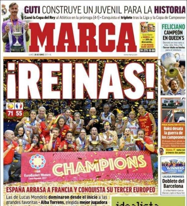 PORTADA - Marca destaca el mérito de Guti como entrenador: "Construye un juvenil para la historia"