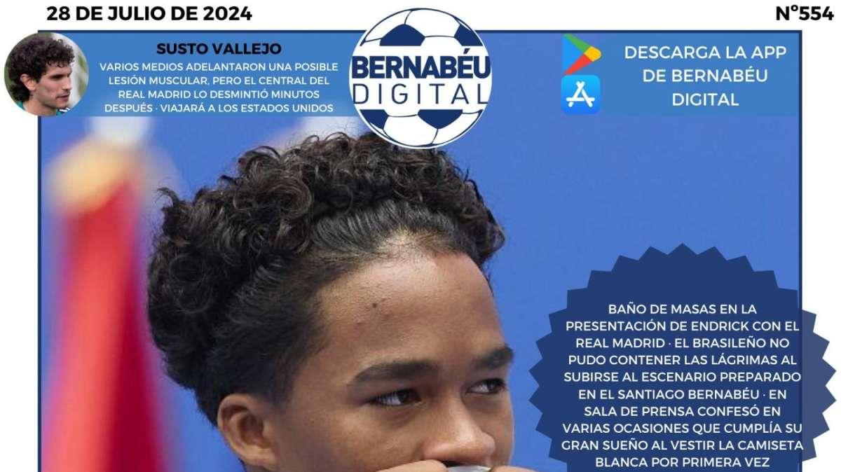 PORTADA BD | Endrick: "Quiero pasar toda mi vida aquí"