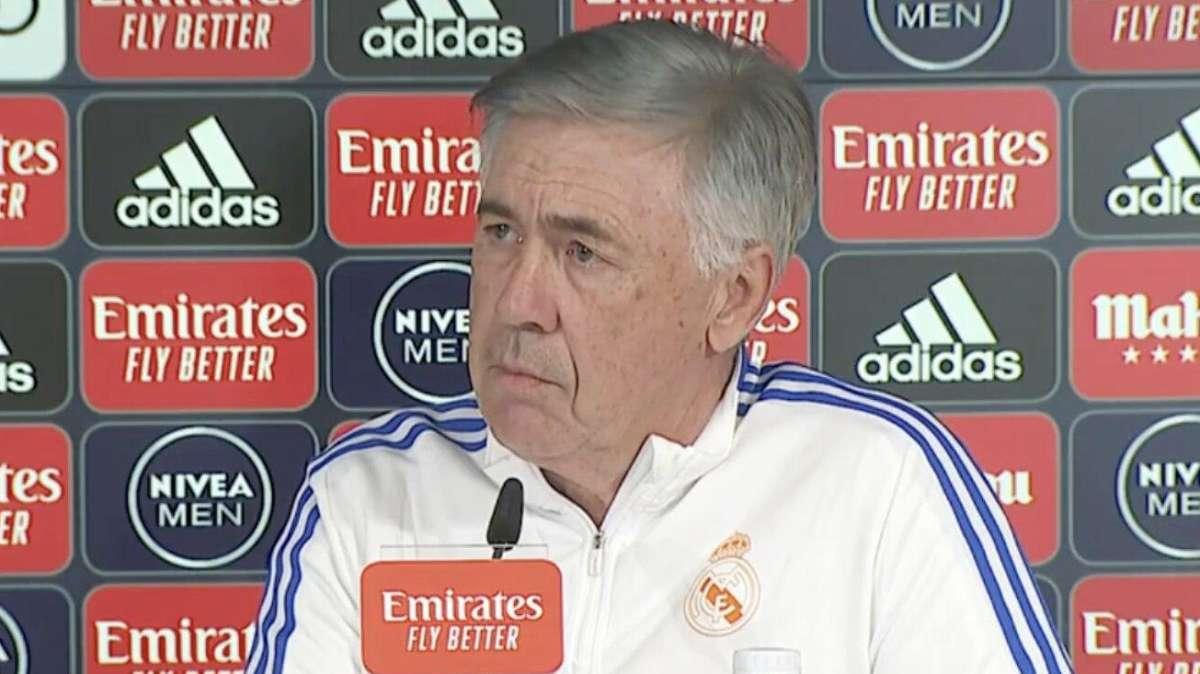 Ancelotti, en rueda de prensa: "Hazard y Benzema van a ser titulares"