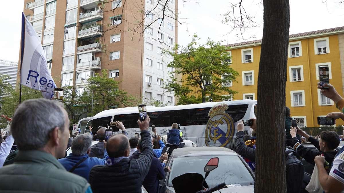 Así recibió el Santiago Bernabéu al Real Madrid antes del duelo de Champions frente al Chelsea