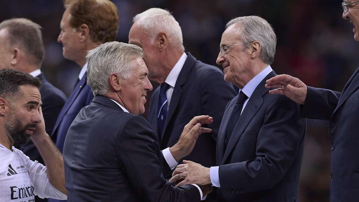 Filtran reunión clave en el Real Madrid: Florentino y Ancelotti, cara a cara