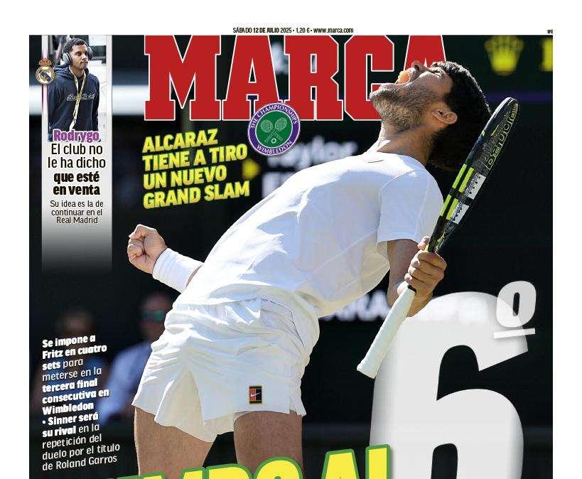 El Marca saca en primera plana el futuro de Rodrygo en el Real Madrid