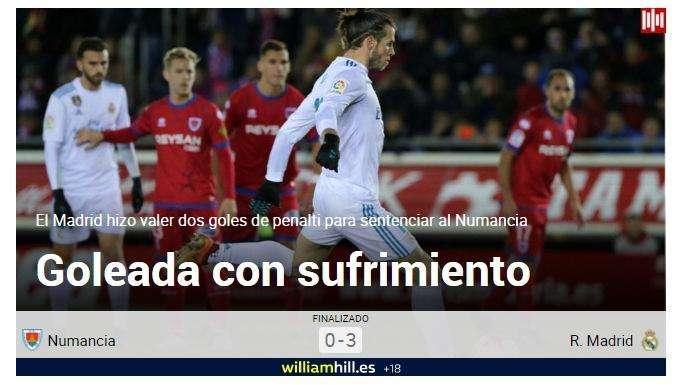 Marca sentencia tras la victoria blanca: "Goleada con sufrimiento"