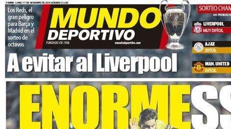 Mundo Deportivo califica de "rival incómodo" a la Roma a pesar de la remontada del año pasado 