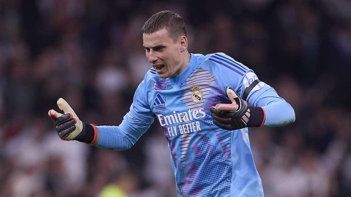 Lunin: "Todos somos conscientes de por qué escudo estamos jugando"