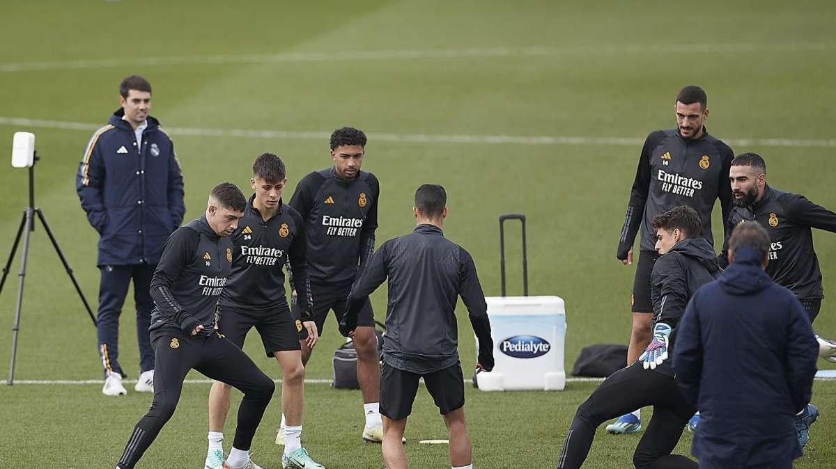 Jude Bellingham se ejercita con molestias antes del Real Madrid - Braga