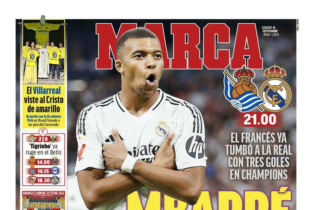 PORTADA | Marca: "Mbappé amenaza de nuevo"