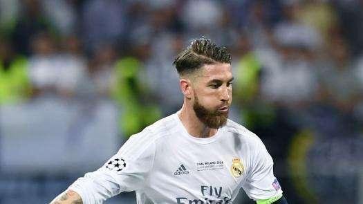 Sergio Ramos entrenó con el grupo