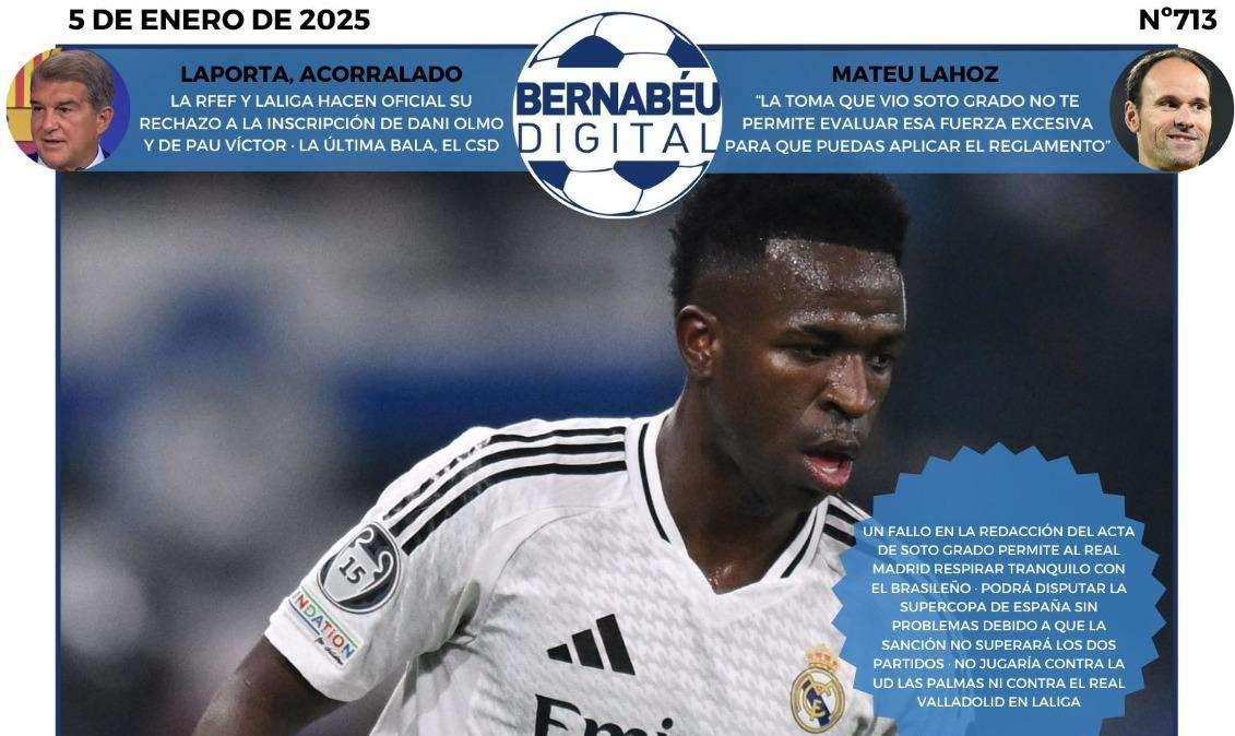 Vinicius y su posible sanción, protagonistas de la Portada BD