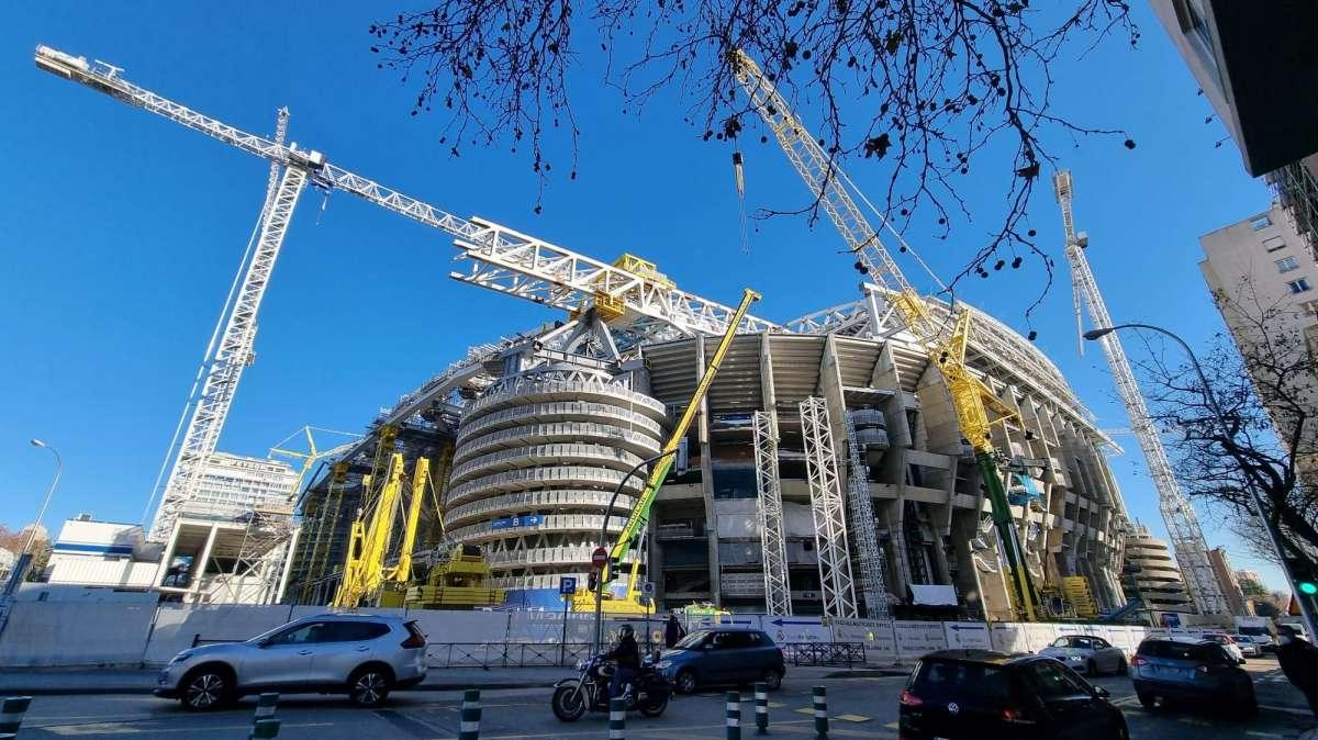 VÍDEO | Pequeñas novedades las obras del Santiago Bernabéu