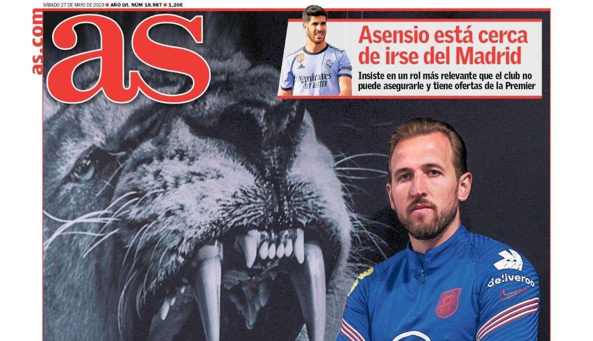 PORTADA | AS: "Ancelotti prefiere a Kane"