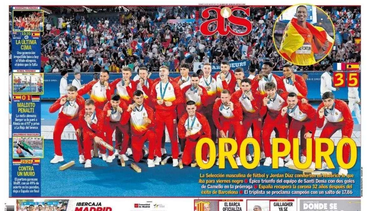 PORTADA | AS: "Oro puro”