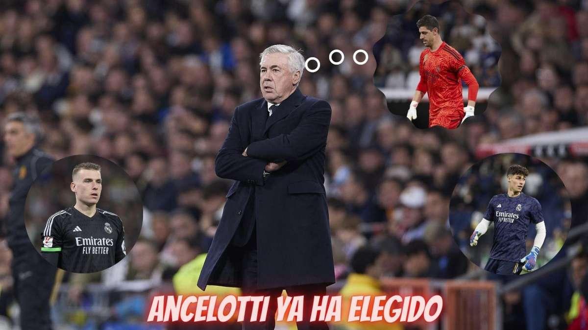 Ancelotti cierra el debate: Courtois ya tiene suplente