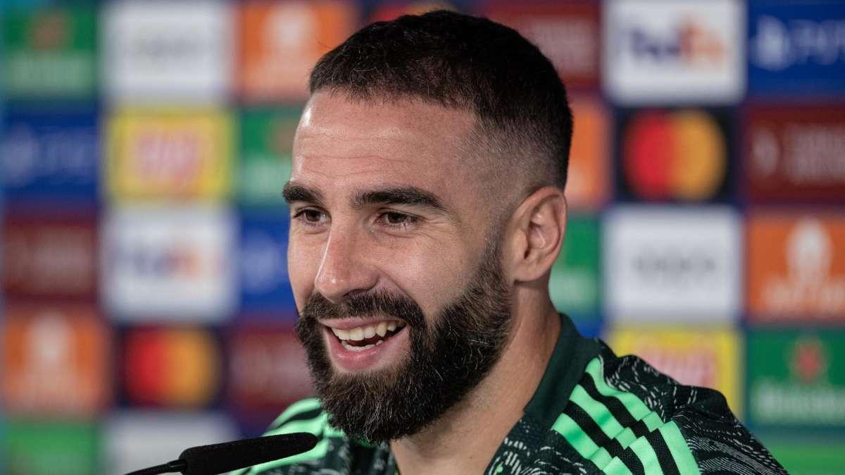 Dani Carvajal en rueda de prensa: "Solo se habla de injusticia cuando el Madrid gana la Champions"