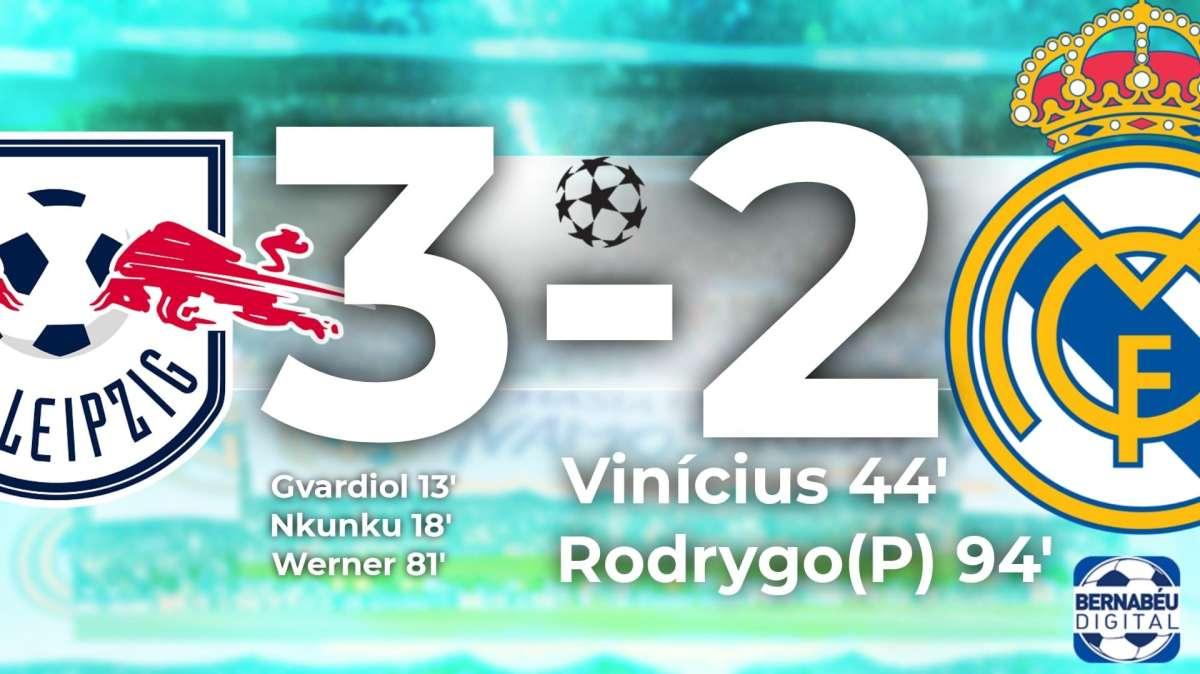 CRÓNICA | El Leipzig embiste al Real Madrid