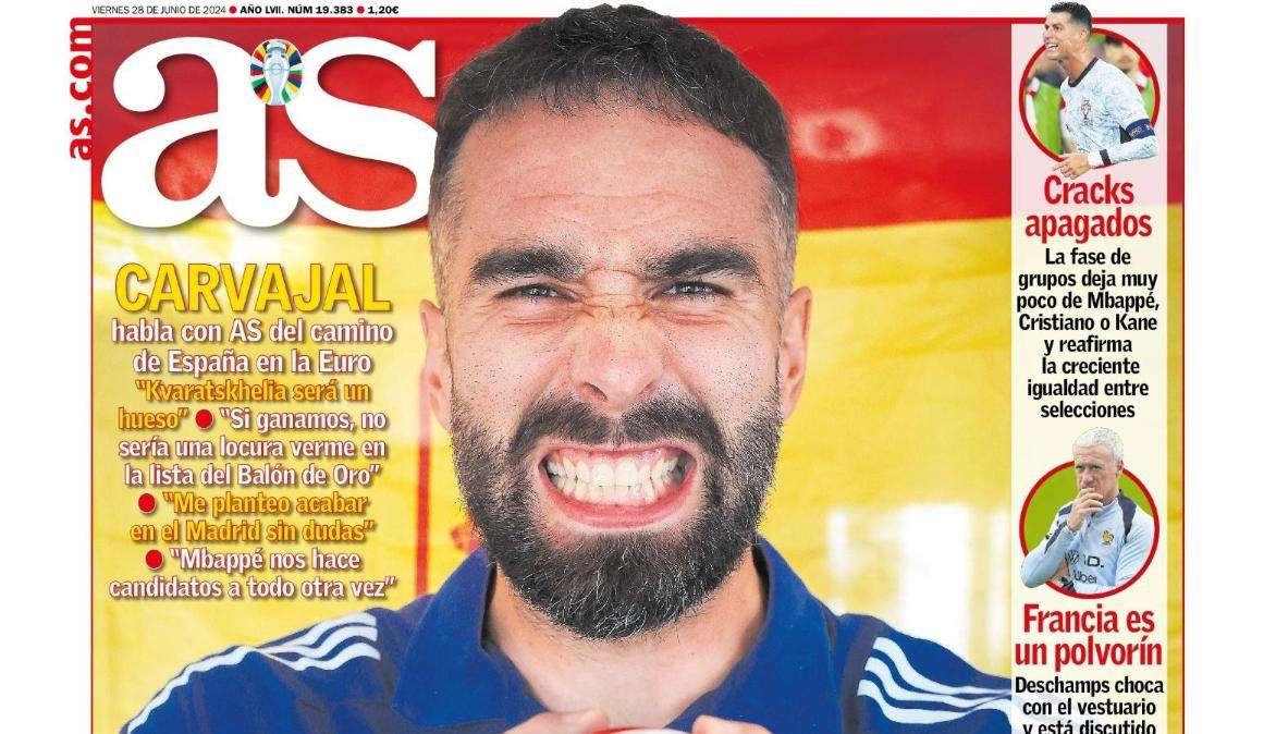 PORTADA | AS, Carvajal: "Lo que queda es terrorífico"