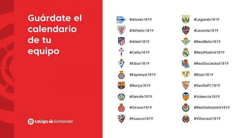 Las fechas claves en Liga del Real Madrid para la próxima temporada