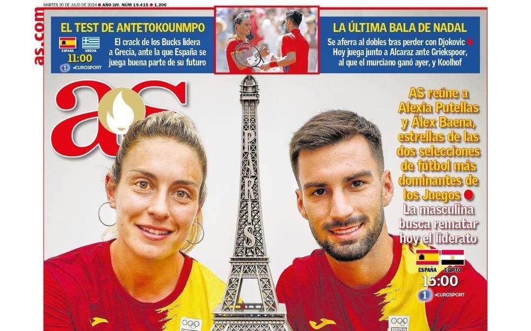 PORTADA | AS: "Lanzados hacia París"