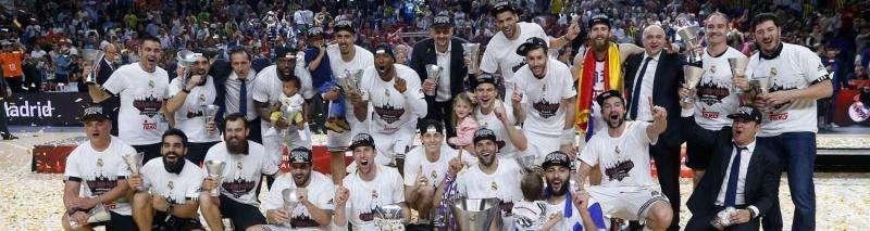 El Madrid de baloncesto buscará el triplete 41 años después 
