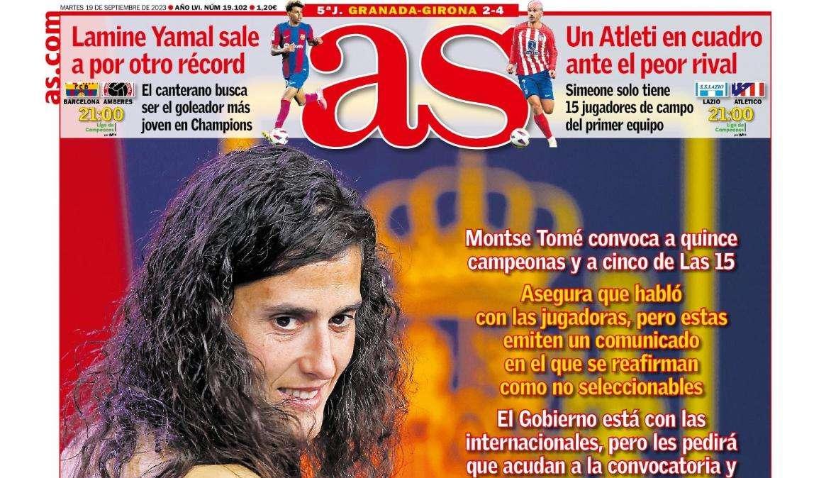 PORTADA | AS, Nadal: "Me gustaría presidir el Madrid"