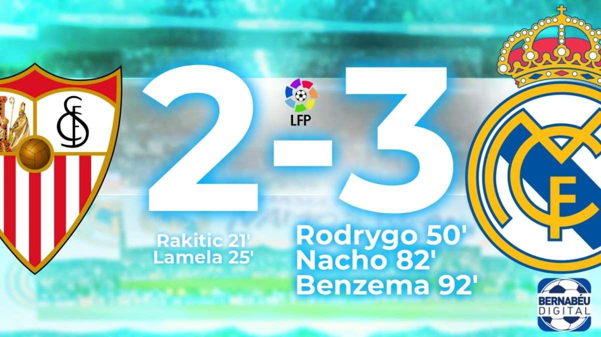 CRÓNICA | El Real Madrid remonta al Sevilla y al VAR
