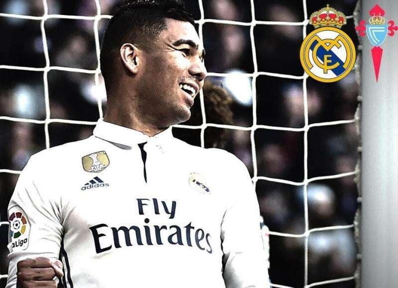 FOTO - Casemiro calienta el partido contra el Celta: "Esta noche el calor lo ponemos nosotros. ¡Vamos a por la Copa!"