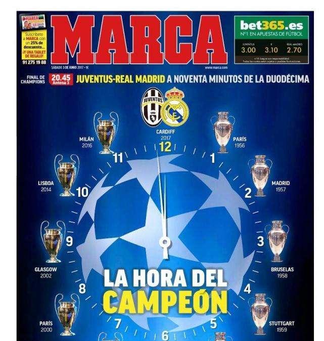 PORTADA - MARCA: "La hora del campeón"