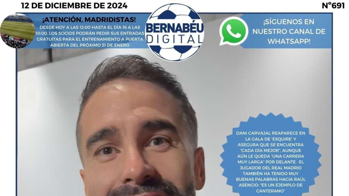 Dani Carvajal y su última hora, protagonista en la portada BD