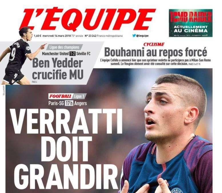 El París Saint-Germain dejará salir a Marco Verratti  en verano