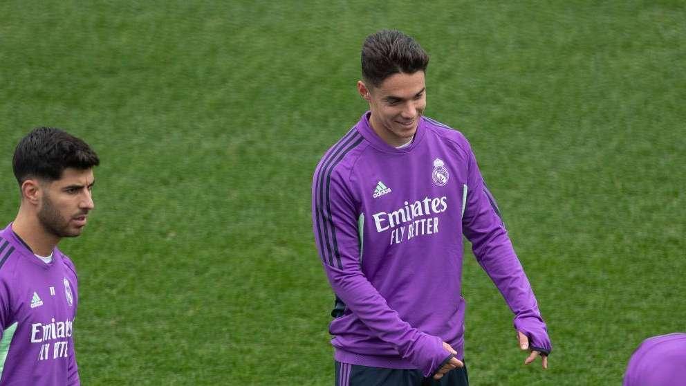 Las palabras de Arribas tras su primer gol con el Real Madrid