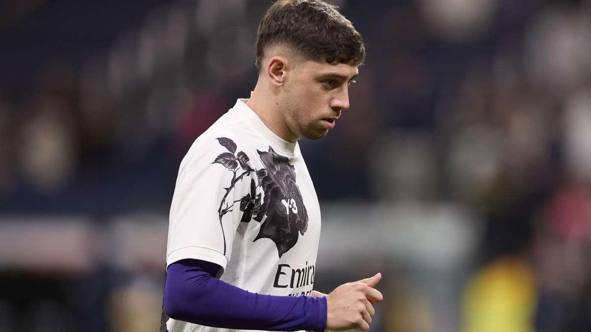 Fede Valverde, la gran noticia en el primer entrenamiento de la semana