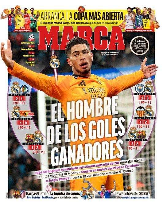 Jude Bellingham y su oportunismo en la primera plana de Marca