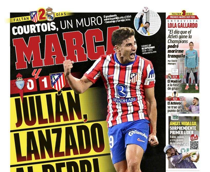 PORTADA | Marca: "Courtois, un muro"